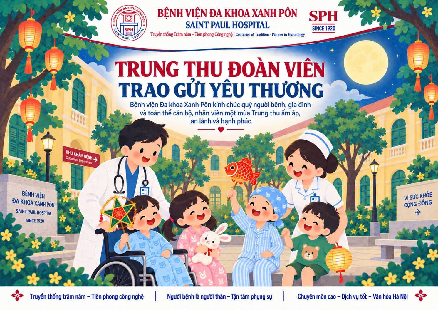 Trung thu 2026 - Trăng tròn đoàn viên, yêu thương đong đầy