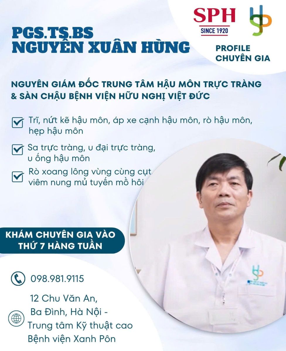 Chuyên gia đầu ngành trực tiếp khám và điều trị bệnh trĩ tại Trung tâm Kỹ thuật cao Xanh Pôn
