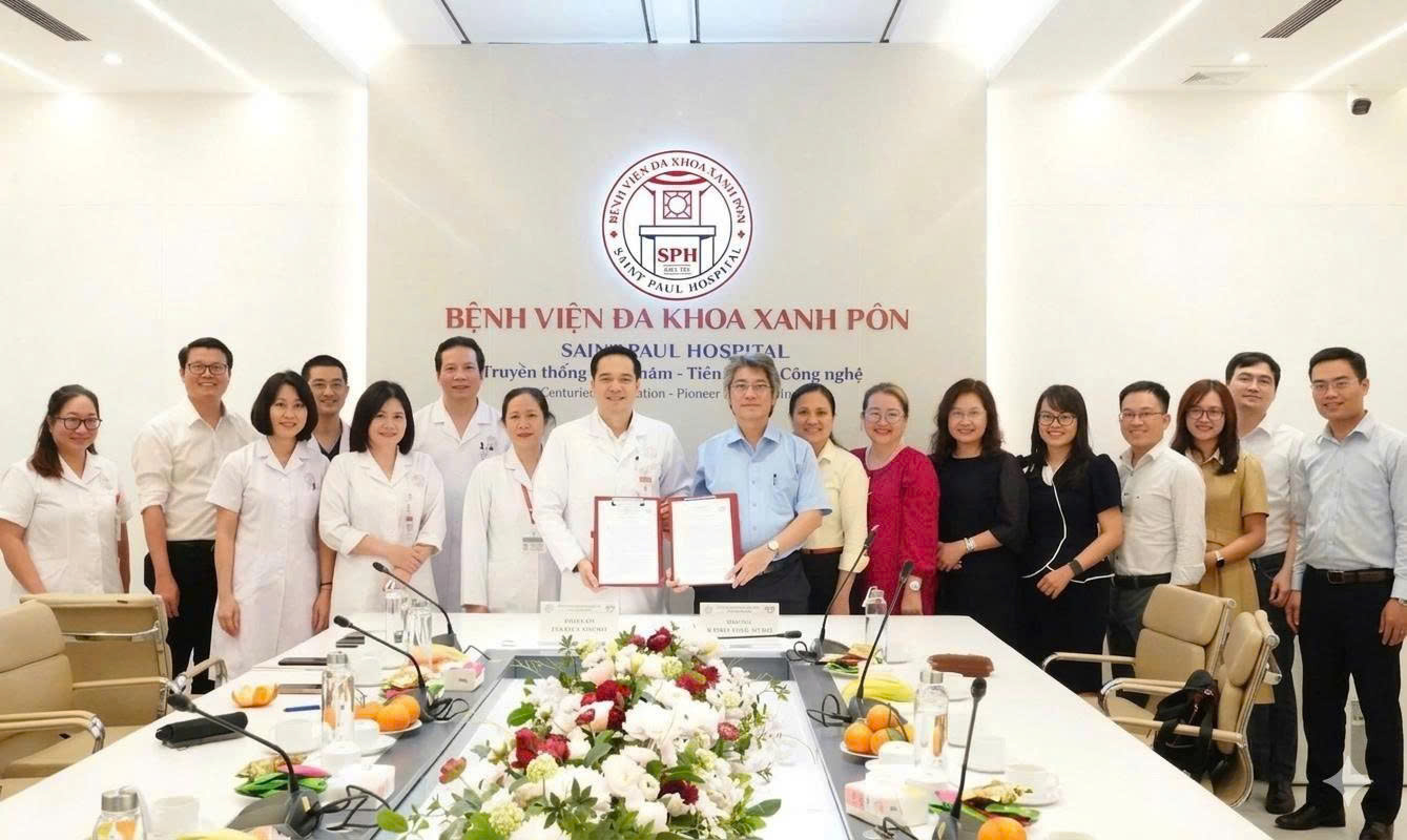 Hội nghị Tổng kết chương trình hợp tác giữa Bệnh viện Đa khoa Xanh Pôn và trường Đại học Dược Hà Nội