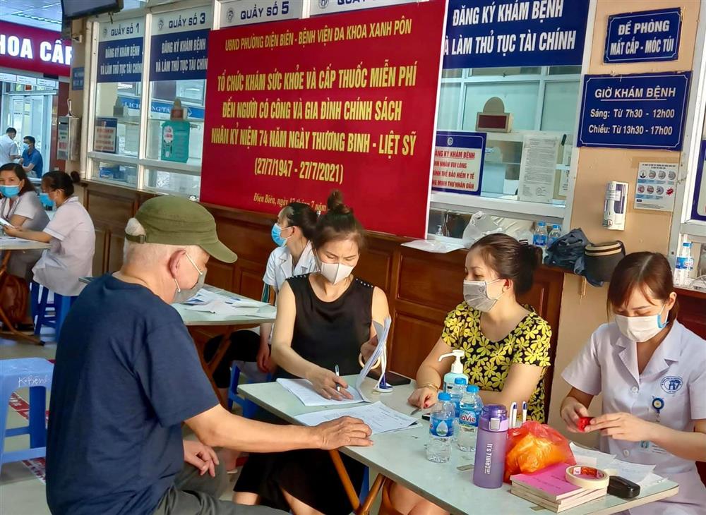 BỆNH VIỆN ĐA KHOA XANH PÔN TRIỂN KHAI KHÁM SỨC KHỎE CHO CÁC ĐỐI TƯỢNG CHÍNH SÁCH PHƯỜNG ĐIỆN BIÊN, BA ĐÌNH NĂM 2021 