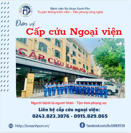 Bệnh viện Đa khoa Xanh Pôn triển khai Đơn vị Cấp cứu Ngoại viện