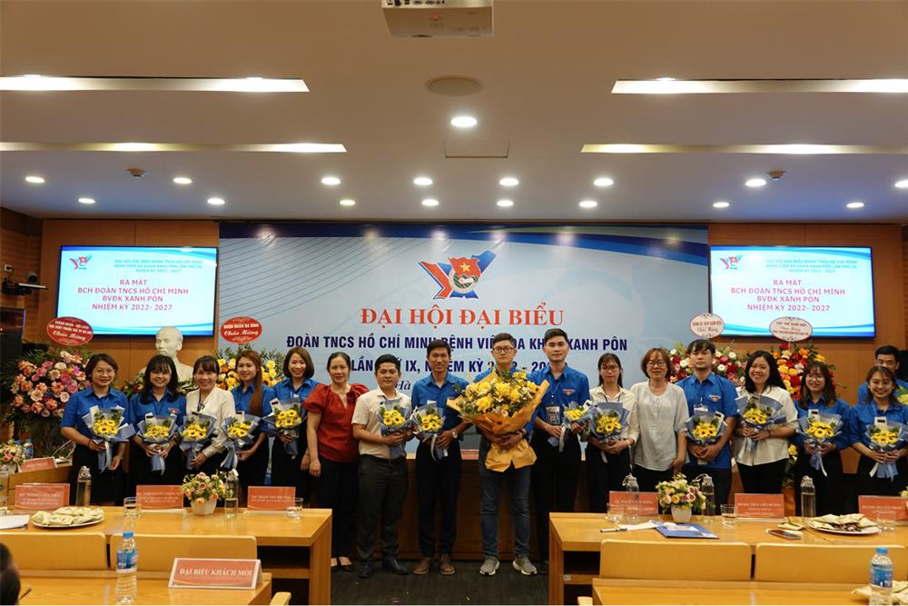 ĐẠI HỘI ĐẠI BIỂU ĐOÀN TNCS HỒ CHÍ MINH BỆNH VIỆN ĐA KHOA XANH PÔN NHIỆM KỲ 2022-2027