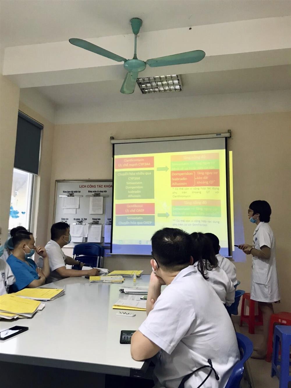 TRIỂN KHAI HOẠT ĐỘNG DƯỢC LÂM SÀNG TẠI KHOA LÂM SÀNG, KHOA KHÁM BỆNH VỀ QUẢN LÝ TƯƠNG TÁC THUỐC